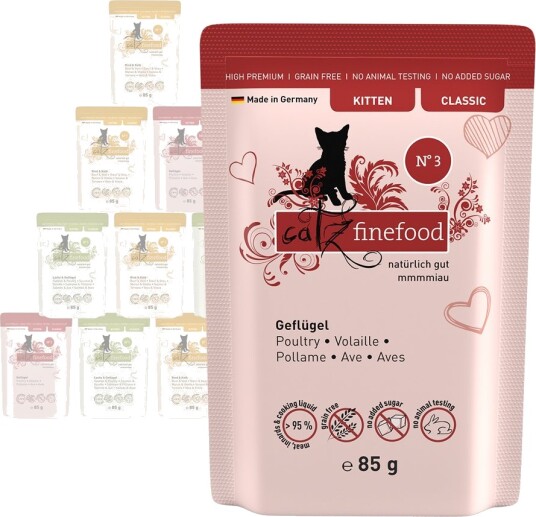 Catz Finefood Kitten Miks 3 Sorter 24 X 85 G