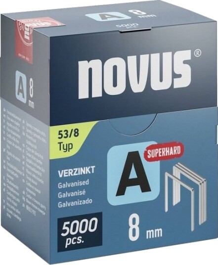 Novus Novus Stifter Type A 53 8 Mm 5000 Stk 042 0762 Mål L X B 8 Mm X 11,3 Mm