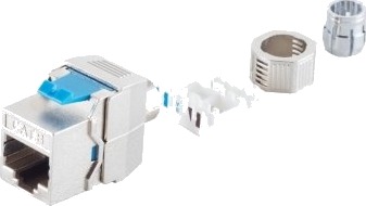 Shiverpeaks Bs08 45005 Flat Sølv Rj 45 Terminal Hunkjønn Gull