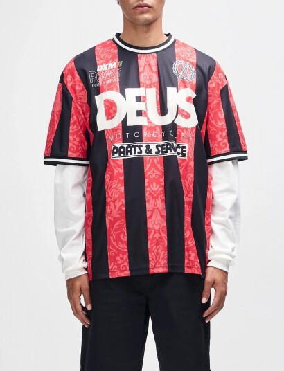 Deus Ex Machina Nouveau Moto Tee Red XXL