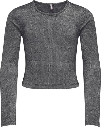 Kids Only Genser Glitter CookTrinny Black/Sølv Lurex Kids Only 5 6 år (110 116) Genser Grå Svart