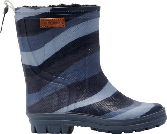 Hummel Termostøvler Flint Stone/Black Iris Jr Hummel 34 Gummistøvler Blå Marineblå Svart