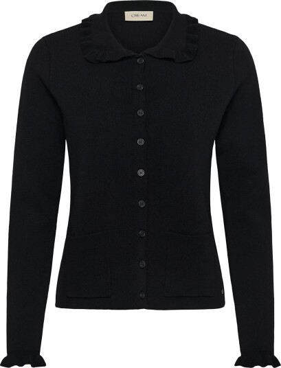 Cream Crdela Knit Cardigan Black S