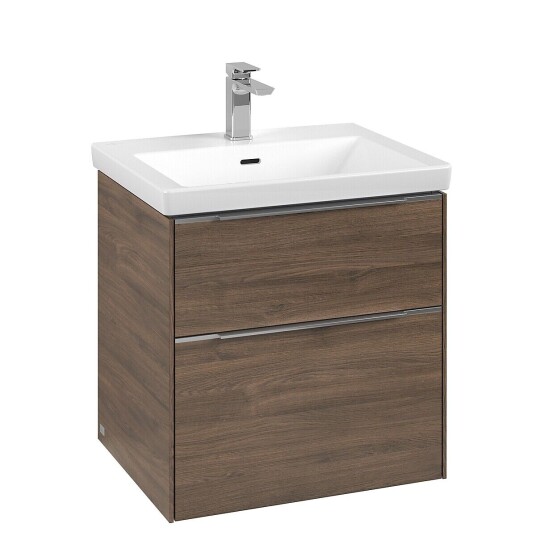 Villeroy & Boch Subway 3.0 Servantskap m/2 skuffer 572x576x478 mm Arizona Eik Villeroy & Boch Subway 3.0 Servantskap m/2 skuffer 572x576x478 mm Arizona Eik