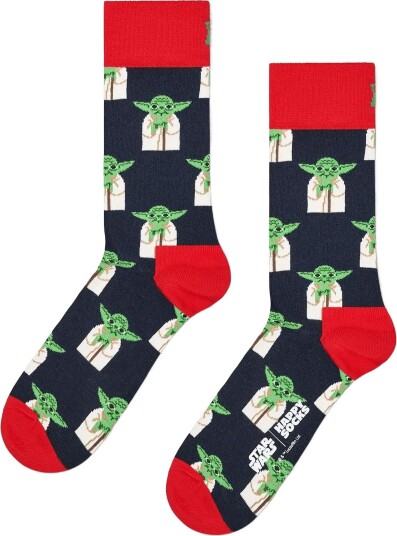 Happy Socks Star Wars™ Master Yoda Sock - NAVY - 41-46