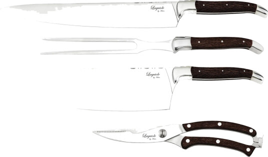 Hâws Laguiole By Hâws kokkeknivsett 4 deler Wenge