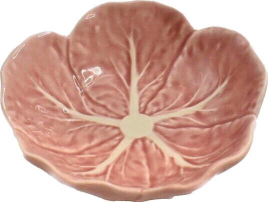Bordallo Pinheiro Cabbage skål 12 cm 20 cl rosa