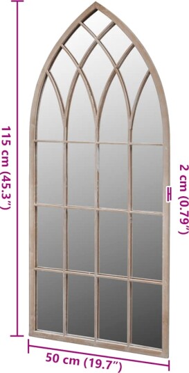 Rustikk Speil - 115 x 50 cm