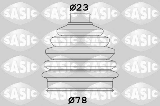 Sasic Mansjett drivaksel SASIC 1906019