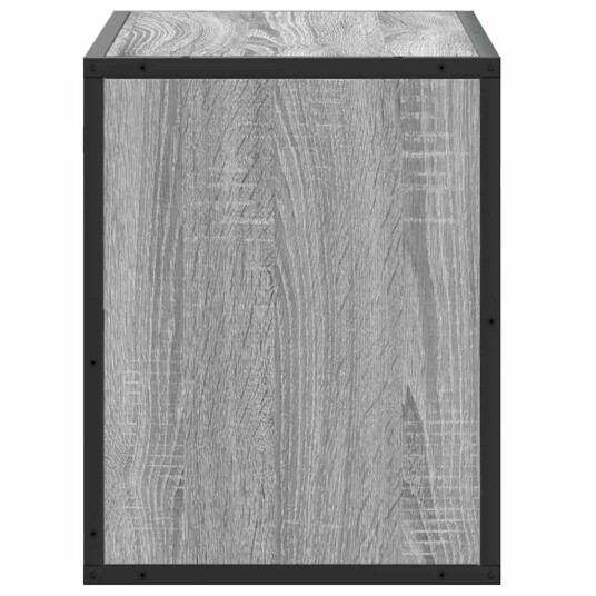 TV-benk grå sonoma 60x31x39,5 cm konstruert tre og metall 8721102839764