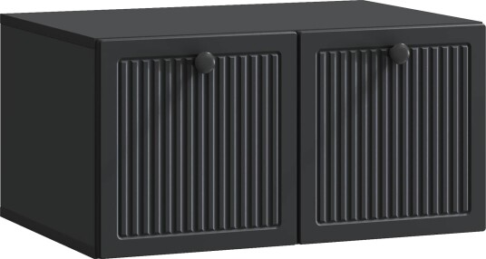  Vegghengt TV skap Svart 59,5 x 41 x 30 cm Konstruert tre