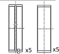 Veivaksellager FAI AutoParts BM1023-STD