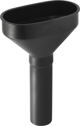 PP dryppkopp oval ø 40 mm 90 x 170 mm