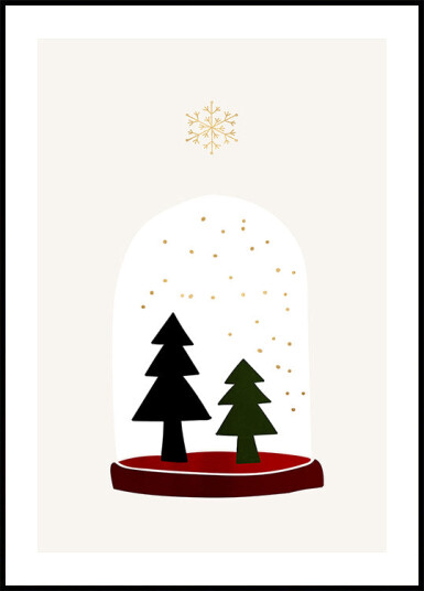 Dancing Snowflakes Plakat Plakat / 100x150cm