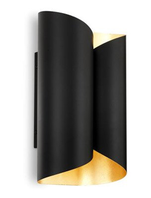 Asco vegglampe svart Asco vegglampe svart