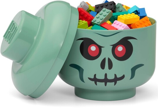 LEGO Oppbevaring Hode Skjelett Small Grønn LEGO Oppbevaring Hode Skjelett Small Grønn
