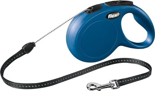 Flexi New Classic S hundebånd 8m, max 12 kg, Blå