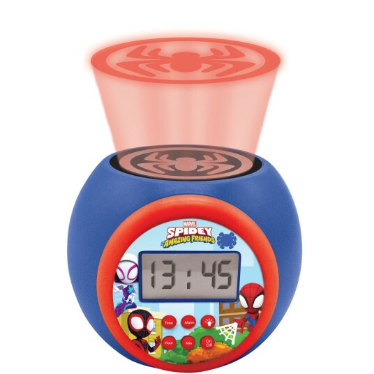 Lexibook - Spidey & His Amazing Friends - Projector Alarm Clock (RL977SP1) Lexibook - Spidey & His Amazing Friends - Projector Alarm Clock (RL977SP1)