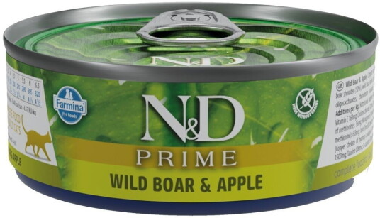 Farmina N&D Prime Cat Wild Boar & Apple 70 G Farmina N&D Prime Cat Wild Boar & Apple 70 G