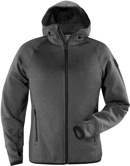 Fristads Calcium Polartec Power Stretch Hettejakke Dame Antrasittgrå L