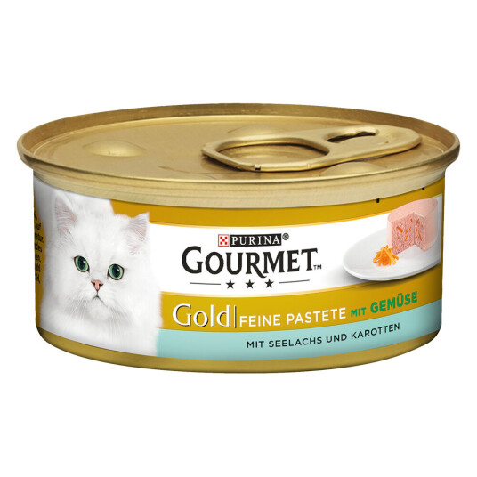 Gourmet Gold Fine Paté 12 X 85 G Sei & Gulrot