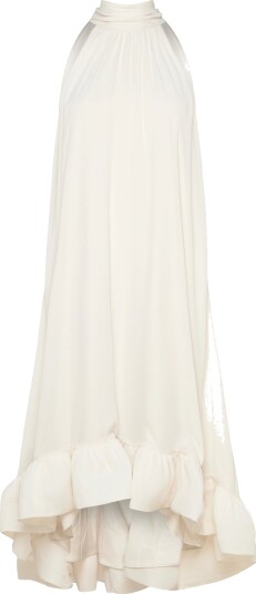 Malina | Sabrina Halterneck Ruffled Midi Dress | XL Malina | Sabrina Halterneck Ruffled Midi Dress | XL