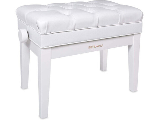 Roland Rpb-500pw Piano Bench With Storage Compartment Roland Rpb-500pw Piano Bench With Storage Compartment