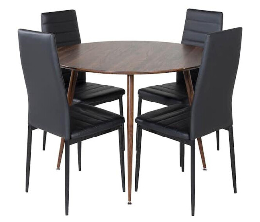 Spisegruppe Venture Home Plake med 4 Sly Stoler Rundt