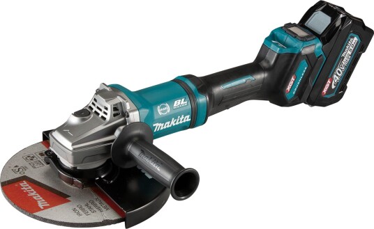 Makita Batteridrevet Vinkelsliper GA038GT201 40 v 230 mm (2 × 5,0 ah Batterier)
