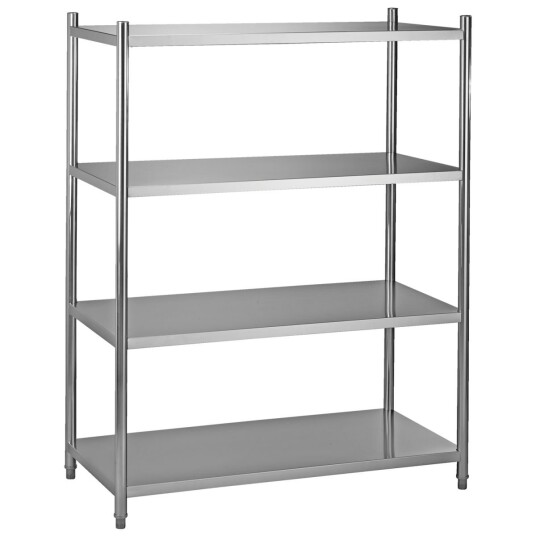 PULSIVA Hyllesystem Profi II lukkede hyller; 150x155x60 cm (BxHxD); S?lvfarge PULSIVA Hyllesystem Profi II lukkede hyller; 150x155x60 cm (BxHxD); S?lvfarge