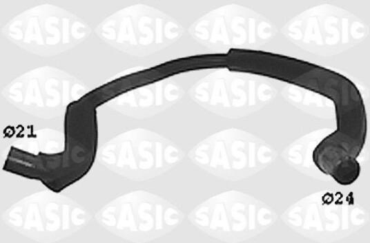 SASIC SWH0497 Radiatorslange SASIC SWH0497 Radiatorslange