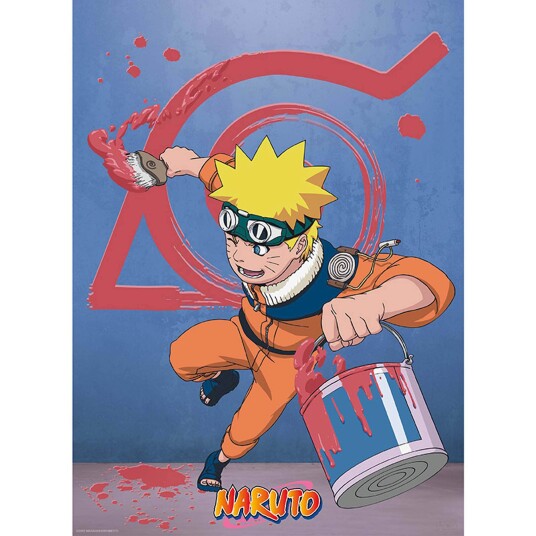 Naruto Plakat 52 x 38 cm Naruto & Konoha Emblem