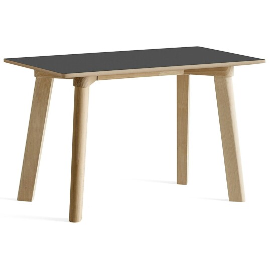 Hay CPH Deux 215 2.0 Benk 75 cm Stone Grey / Ubehandlet Bøk