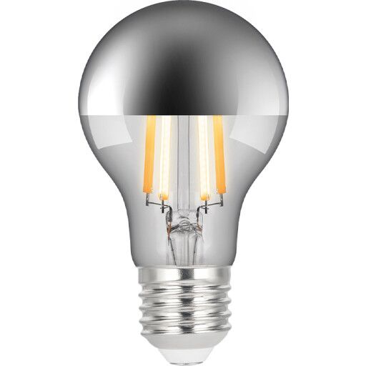 e3light Proxima WarmDim E27 standardpære toppforseglet 2000 27000K 7,3W Krom