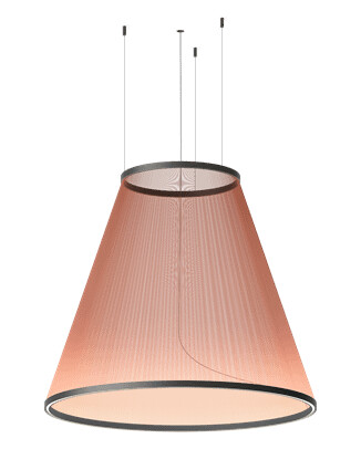 Vibia Array Taklampe 1875 Push Terra Red