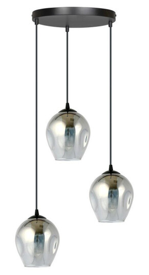 Istar 3 Sort Premium Grafitt pendellampe Ø14 cm E27 230V uten lyskilde