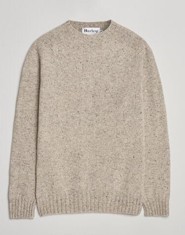 Harley Of Scotland Donegal Wool Crewneck Mull