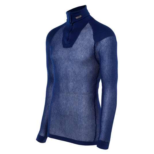 Brynje Unisex Super Thermo Zip Polo Shirt Navy XS, Navy Brynje Unisex Super Thermo Zip Polo Shirt Navy XS, Navy