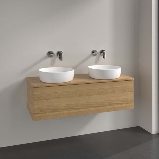 Villeroy & Boch Antao Servantskap med 1 skuff 120x50x36 cm m/lys Eik Villeroy & Boch Antao Servantskap med 1 skuff 120x50x36 cm m/lys Eik