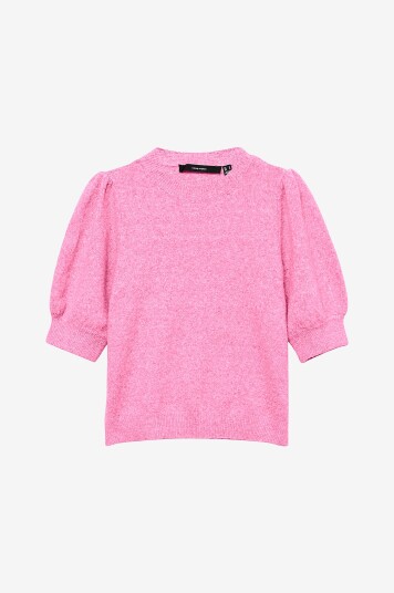 Vero Moda Girl Pullover vmDoffy 2/4 O neck Pullover GA Girl Rosa