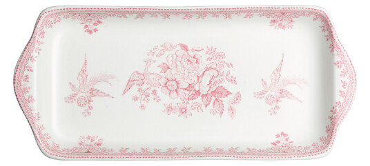 Burleigh Pink Asiatic Pheasants sandwichfat 28 cm Burleigh Pink Asiatic Pheasants sandwichfat 28 cm