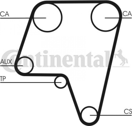 Registerrem CONTITECH CT819 Registerrem CONTITECH CT819