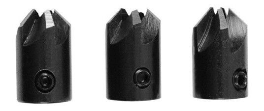 kwb Countersink Set Carbon Steel 3 pcs. 4/5/6 mm