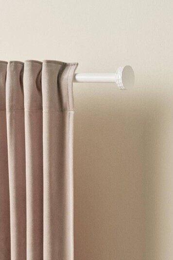 Jotex AURORE gardinstang 134-180 cm Hvit 1520440-04-0 1520440-05-0