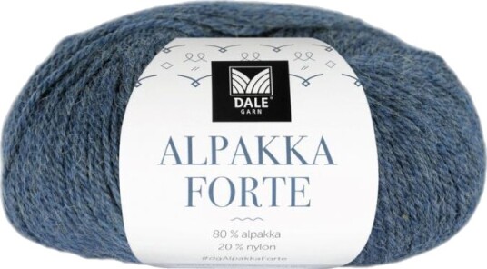 Dale Garn Dale Garn Alpakka Forte Denim Melert 707 50g Dale Garn Dale Garn Alpakka Forte Denim Melert 707 50g