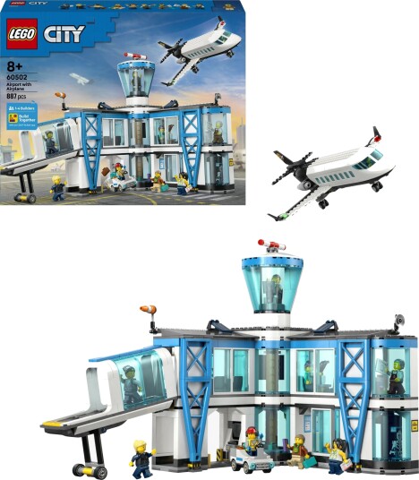 Lego Lufthavn Med Fly 60502 Multi Patterned One Size Lego Lufthavn Med Fly 60502 Multi Patterned One Size