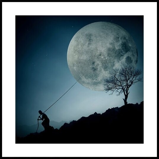 the Dreamer Poster Plakat / 70x70cm