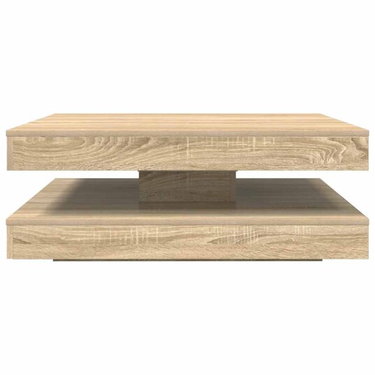 Salongbord 360-graders roterbart sonoma eik 90x90x34,5 cm 8721158573360