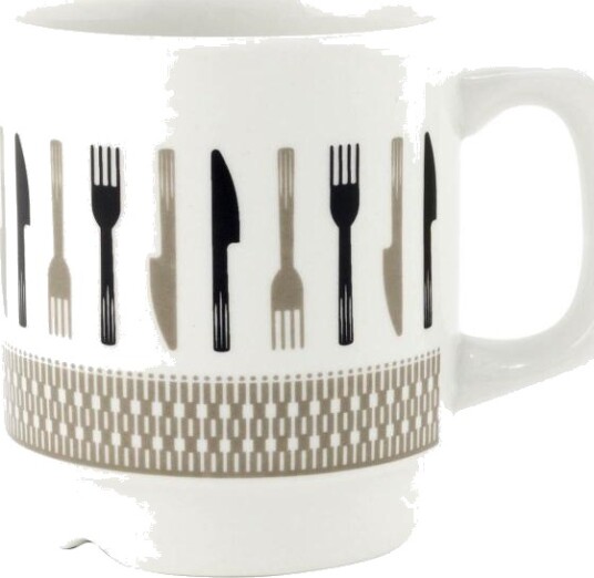 Sabor x Figgjo  Retro krus 26 cl Kniv & gaffel