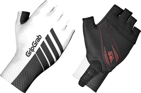 GripGrab Aero TT Hansker Hvit/Sort